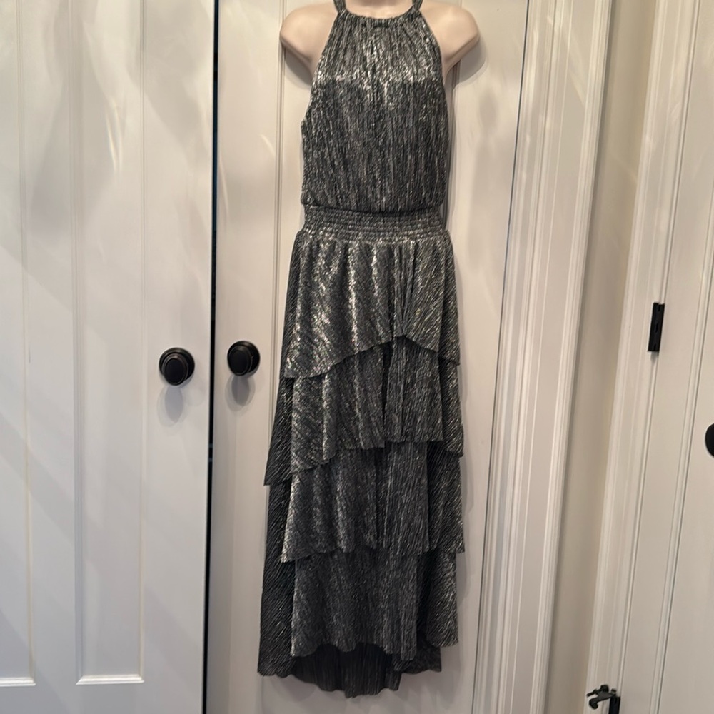 Halogen black/silver cocktail dress